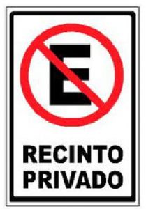 señal recinto privado