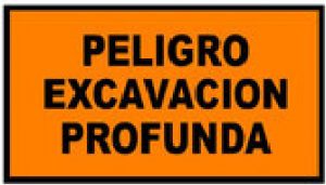 letrero para obras