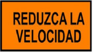 señalizacion redusca la velocidad