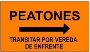 señaletica peatones